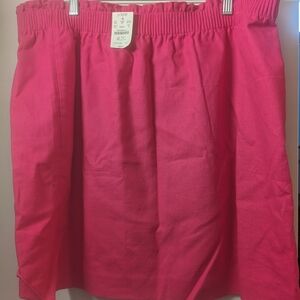 Hot pink pencil skirt nwt j. Crew size 18